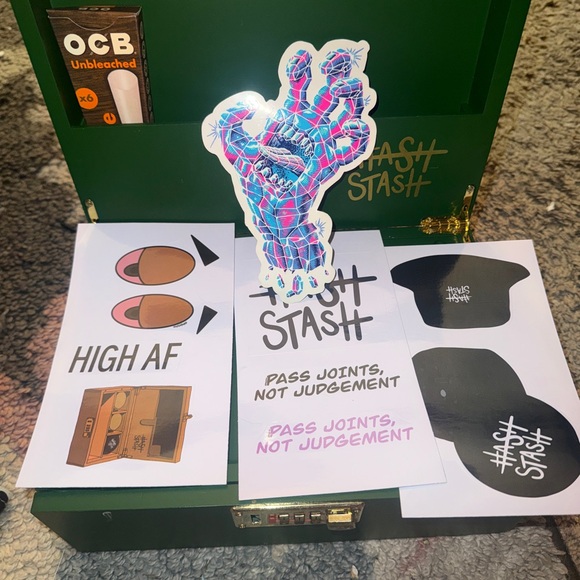 Green Locking Box - Picture 3 of 6